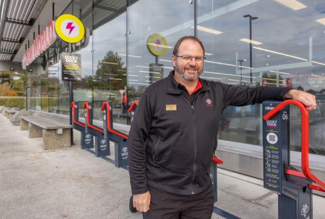 Wheelie wonderful: electric bike charging stations for New World Ilam