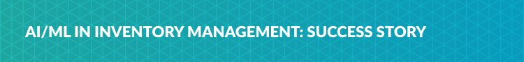 inventory management systems software development services: custom AI/ML solutions